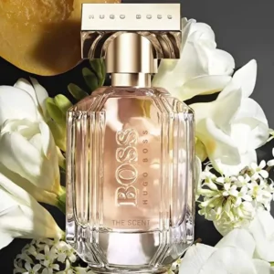 Locion The Scent For Her Hugo Boss Edp - Perfume para Mujer 100 ML + Mas Perfumero